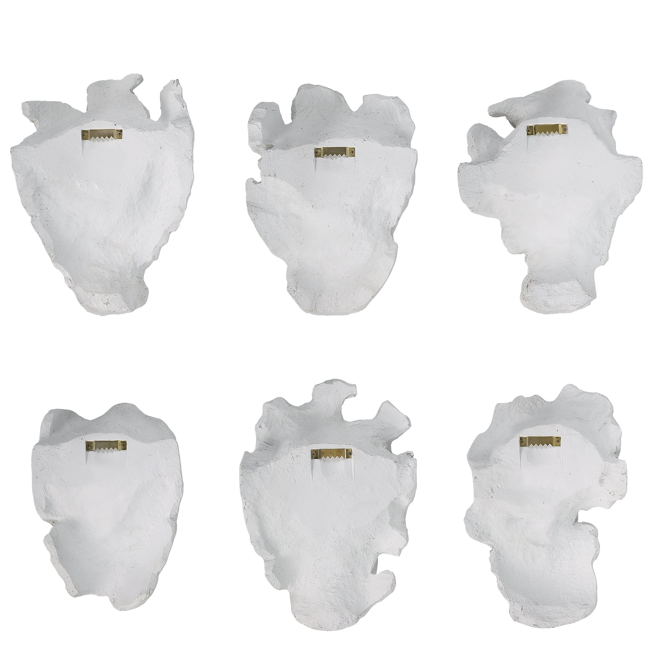 Uttermost Self-Portrait Self-Portrait White Mask Wall Decor Set/6