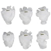 Uttermost Self-Portrait Self-Portrait White Mask Wall Decor Set/6