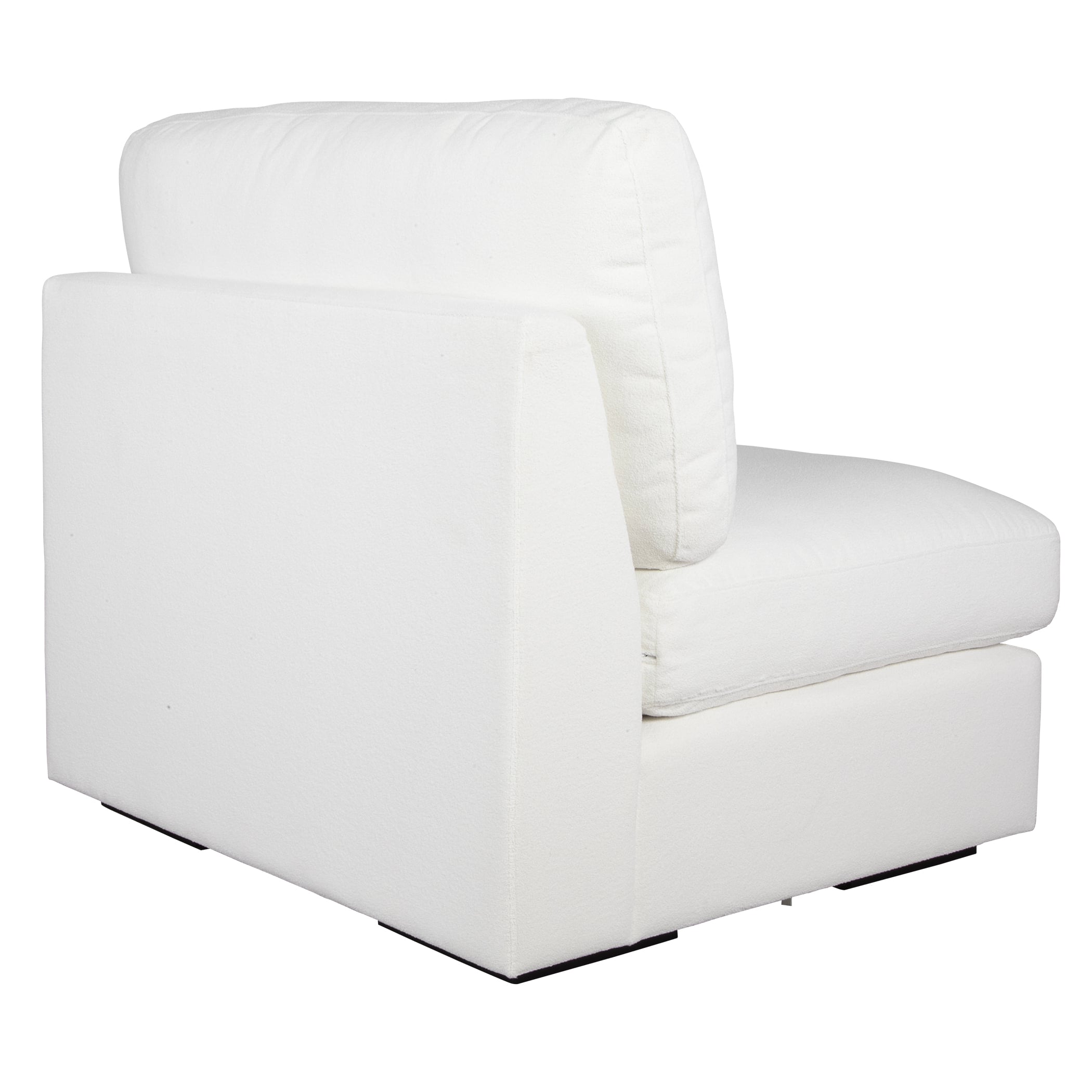Refuge Armless Arctic White Sofa