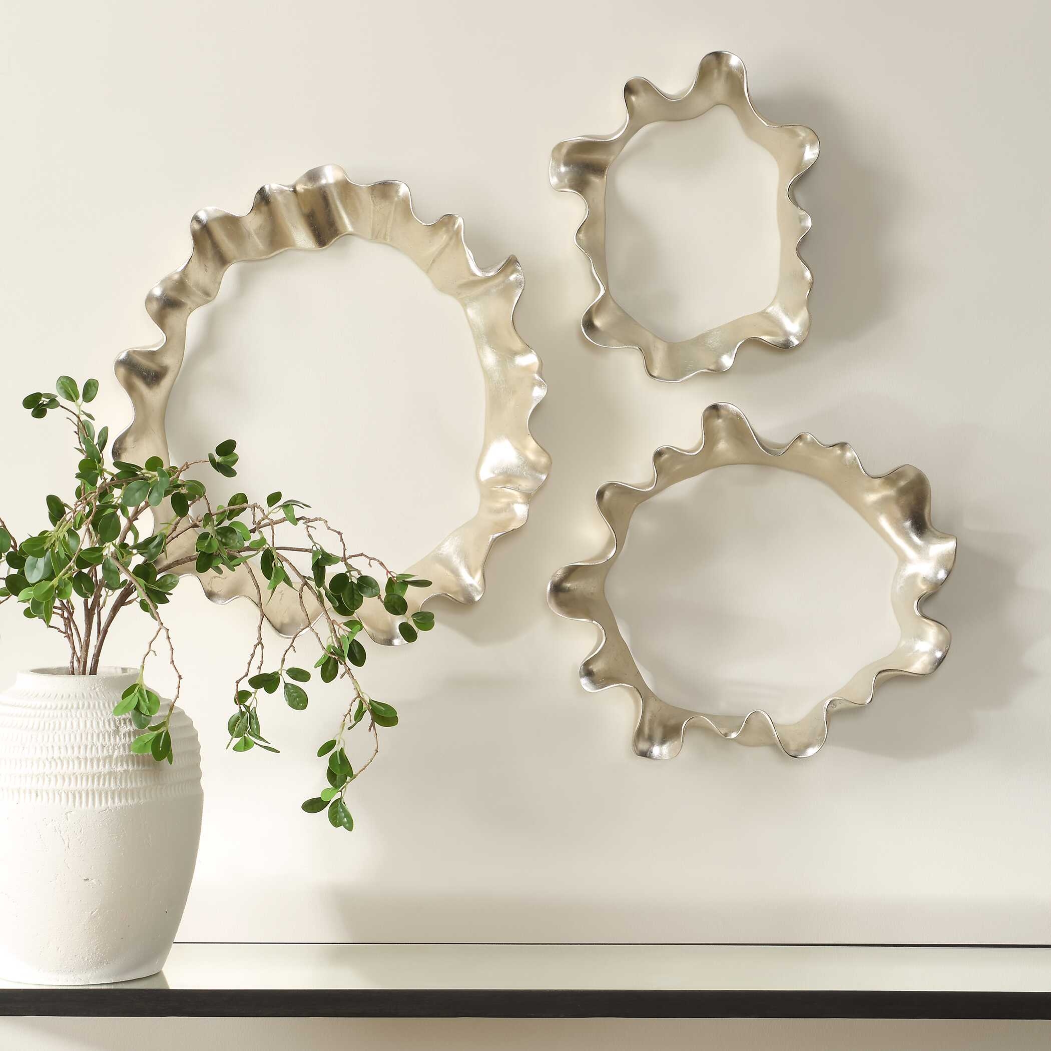 Uttermost Ripple Effect Ripple Effect Silver Wall Art