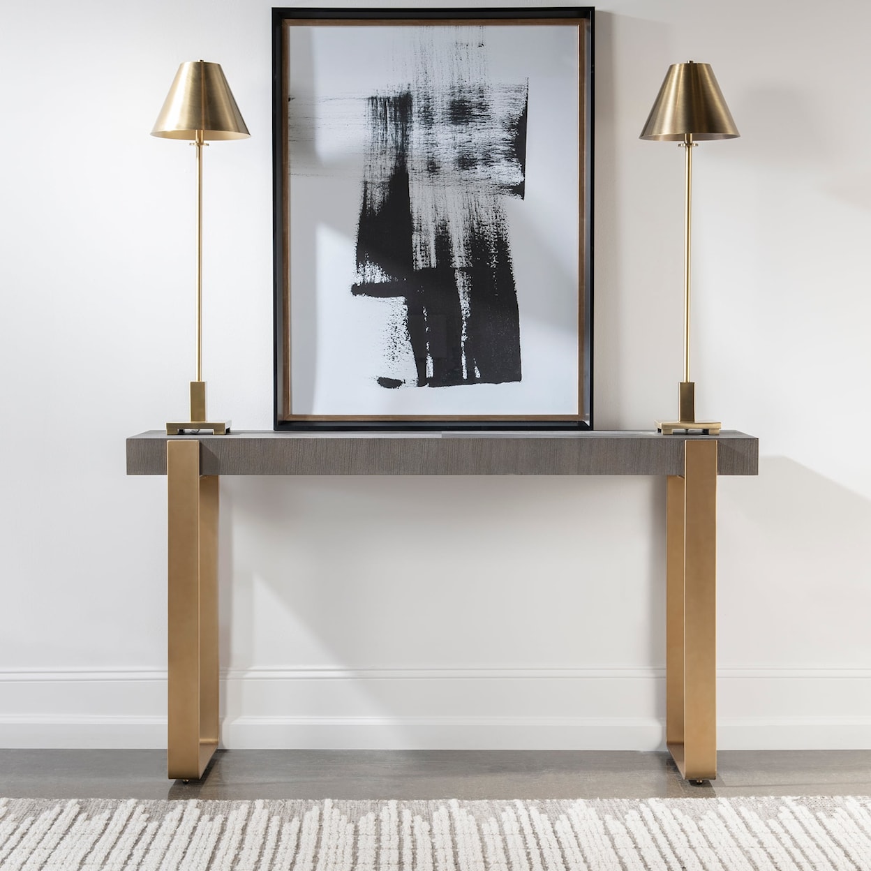 Uttermost Kea Kea Contemporary Console Table