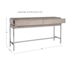 Uttermost Accent Furniture - Occasional Tables Kamala Gray Oak Console Table