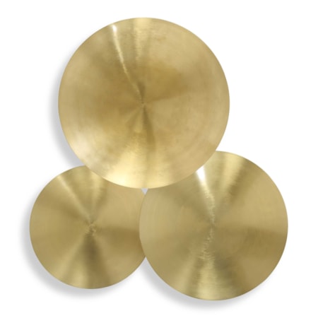 Cymbalic Round Brass Wall Art