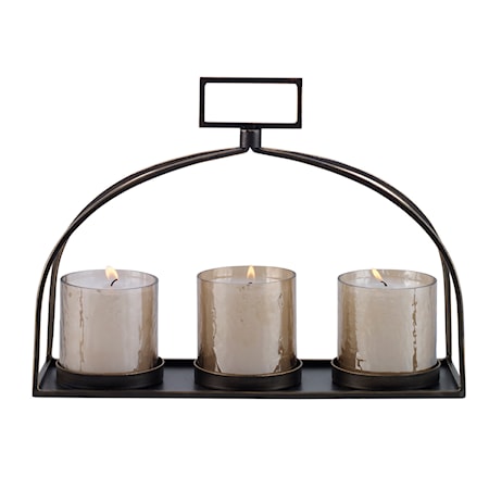 Riad Triple Candleholder