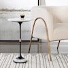 Uttermost Sentry Sentry White Marble Accent Table