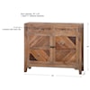Uttermost Accent Furniture - Chests Hesperos Reclaimed Wood Console Cabinet