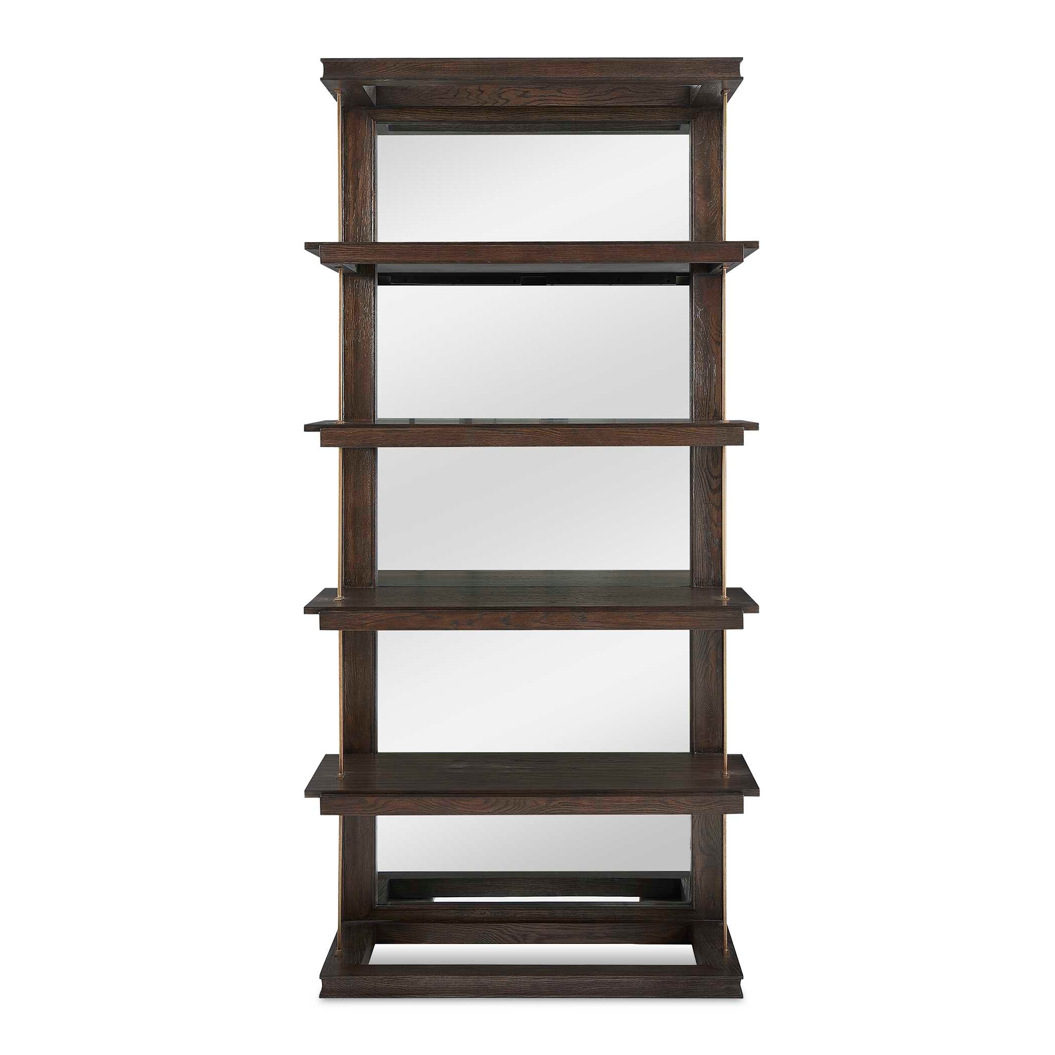Kai Dark Walnut Etagere