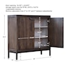 Uttermost Accent Furniture - Chests Nadie Light Walnut Console Cabinet