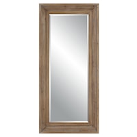 Missoula Large Natural Wood Mirror