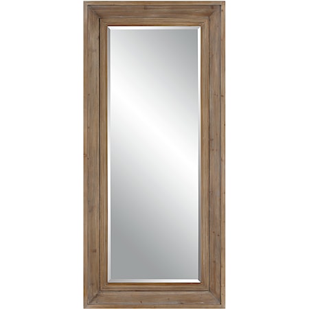 Missoula Large Natural Wood Mirror