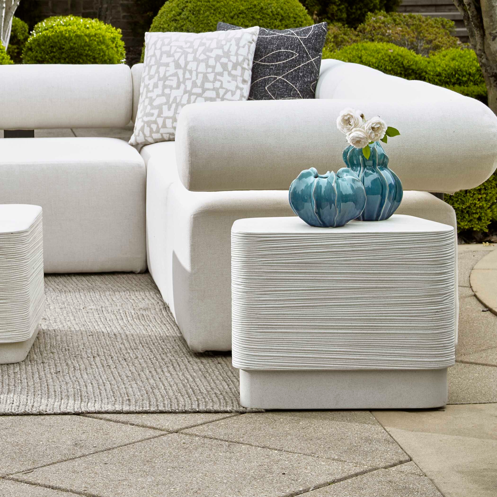 Saltwater Concrete Side Table