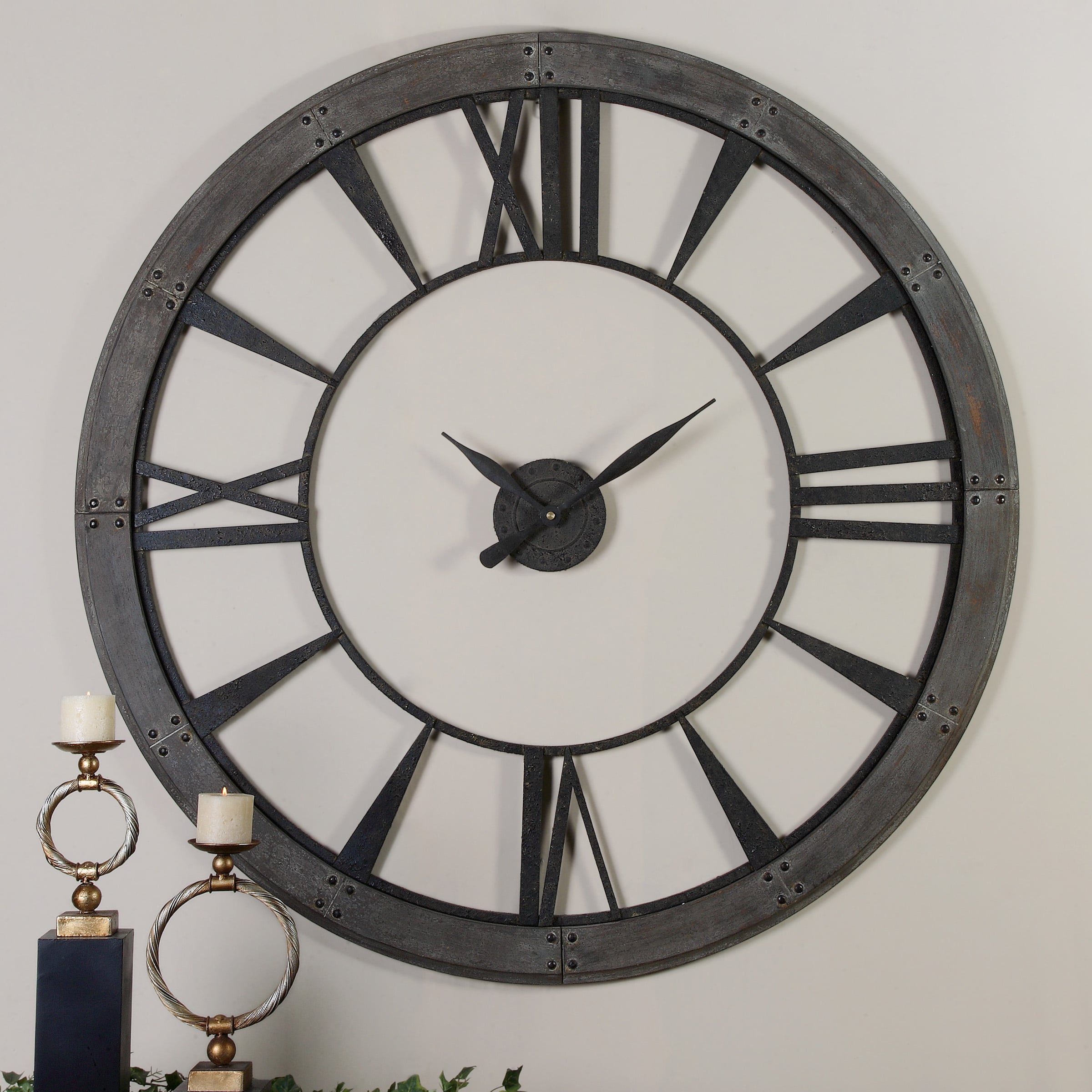 Uttermost Clocks Ronan Wall Clock, Large