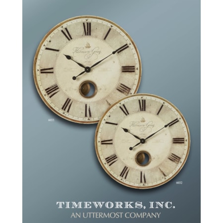 Harrison Gray 23&quot; Wall Clock