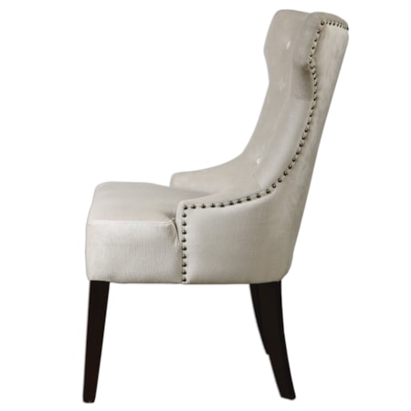 Arlette Tufted Wing Chair