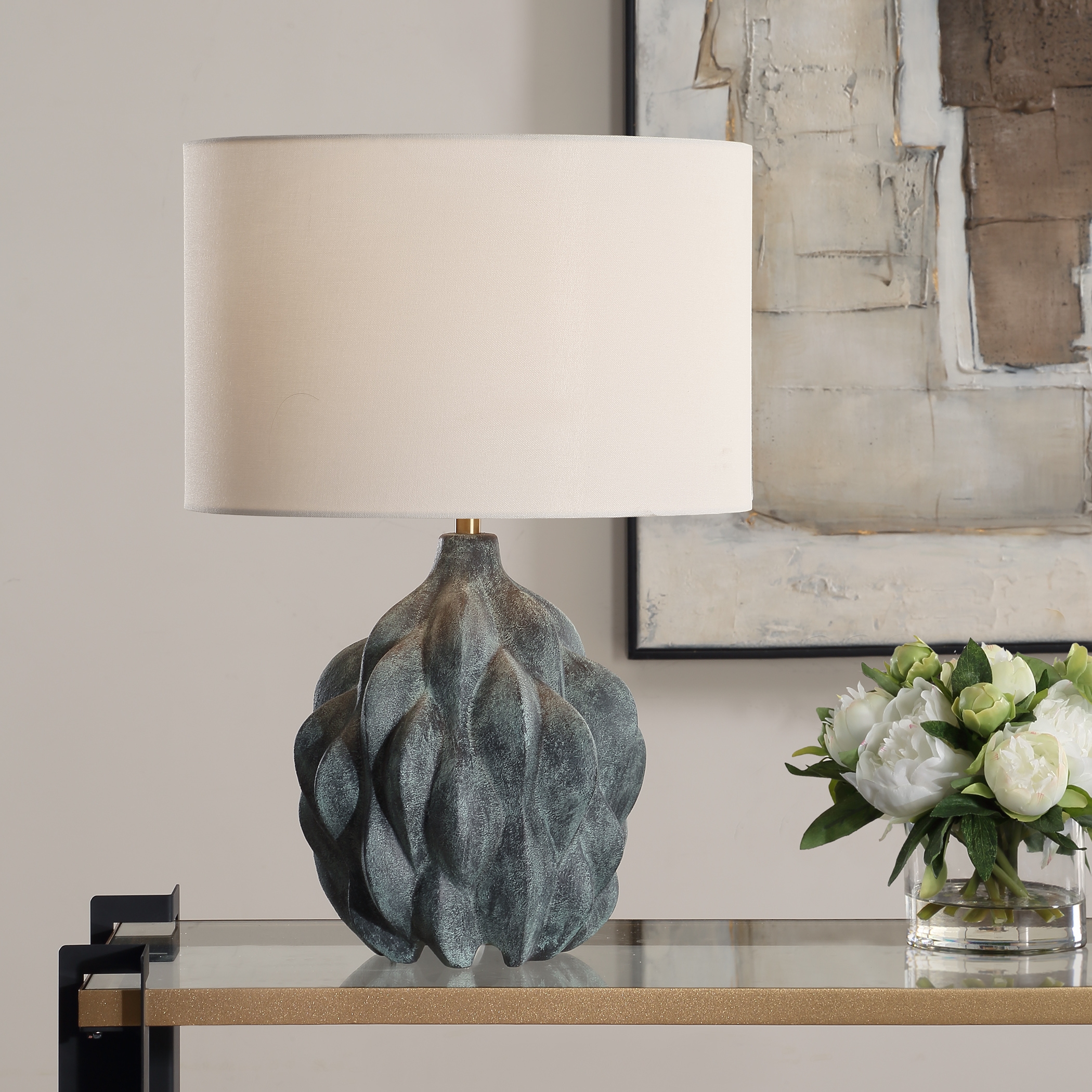 Uttermost Whitecap Whitecap Ceramic Table Lamp