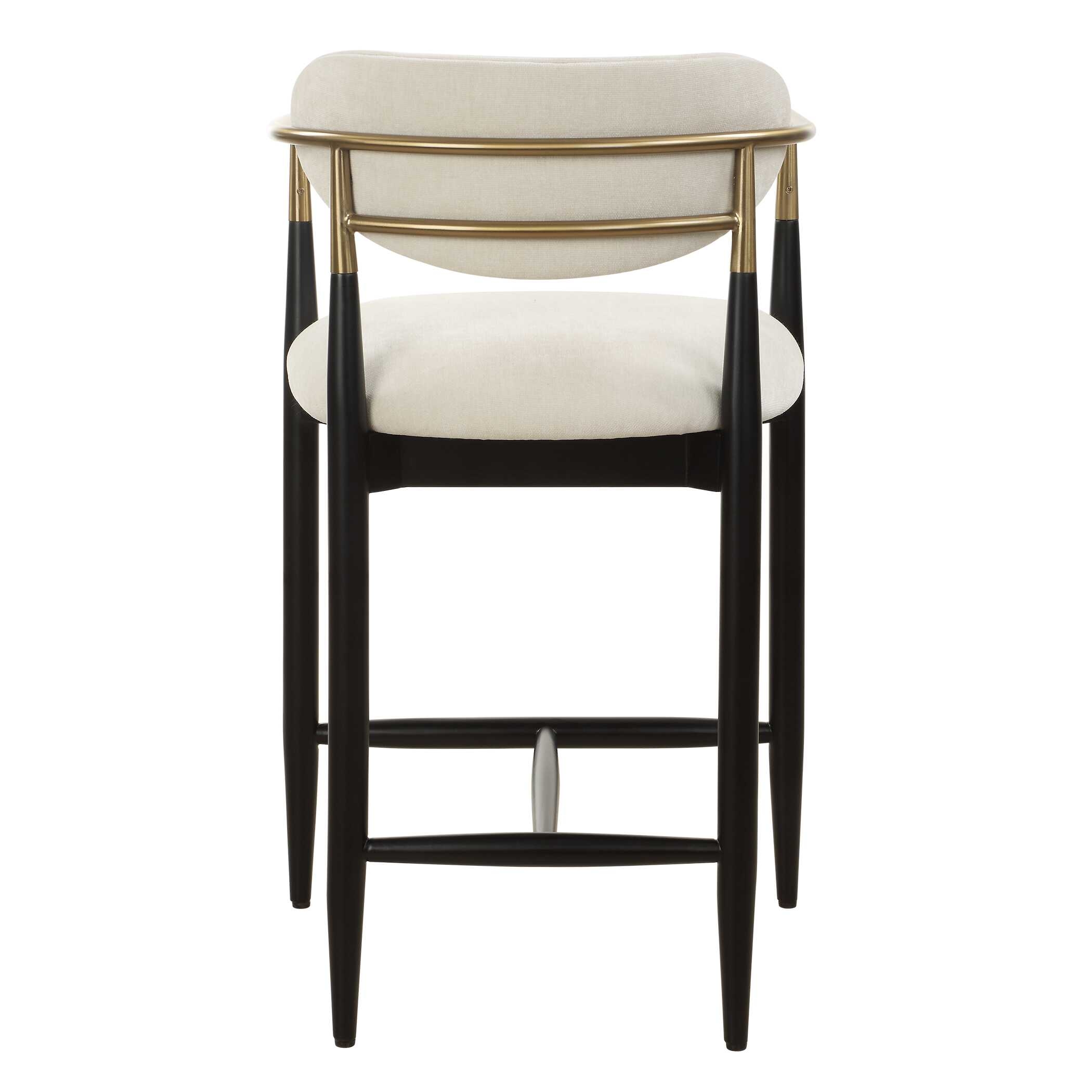 Moxie White Counter Stool