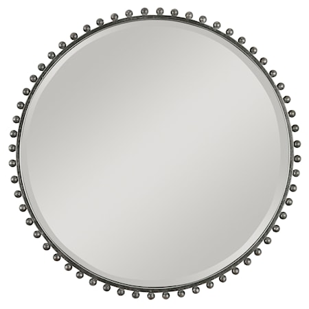 Taza Round Iron Mirror