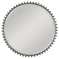 Taza Round Iron Mirror