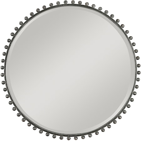 Taza Round Iron Mirror