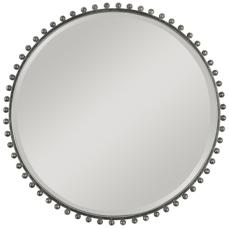 Taza Round Iron Mirror