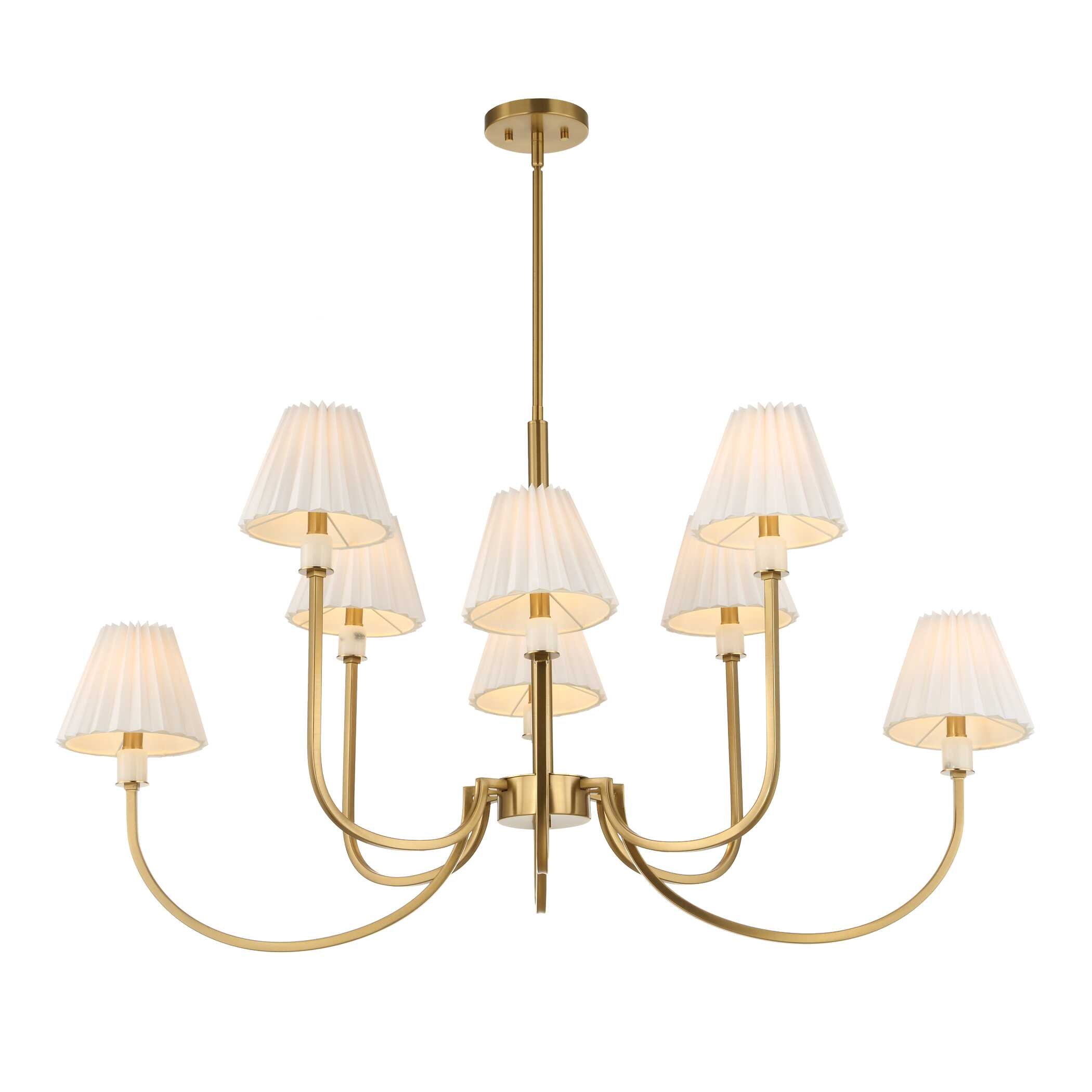 Uttermost Poppins Poppins 8 Light Brass Chandelier