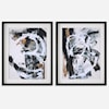 Uttermost Winterland Abstract Prints- Set of 2