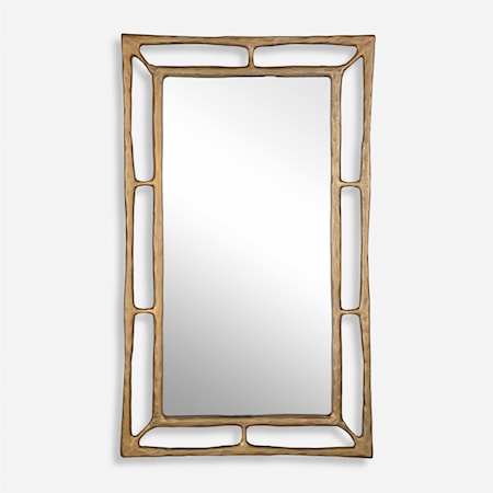 Felix Brass Rectangle Mirror