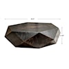 Uttermost Accent Furniture - Occasional Tables Volker Worn Black Coffee Table