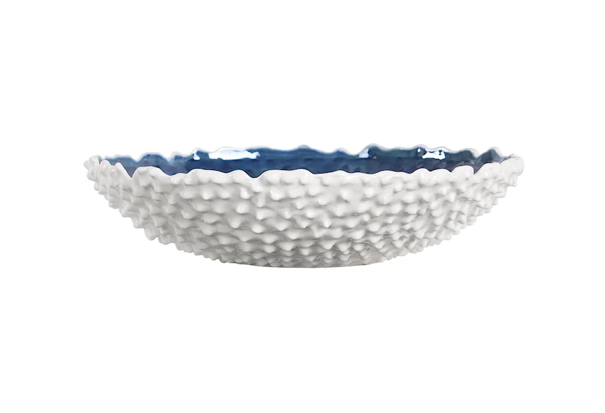Accessories Ciji White Bowl by Uttermost at Mueller Furniture