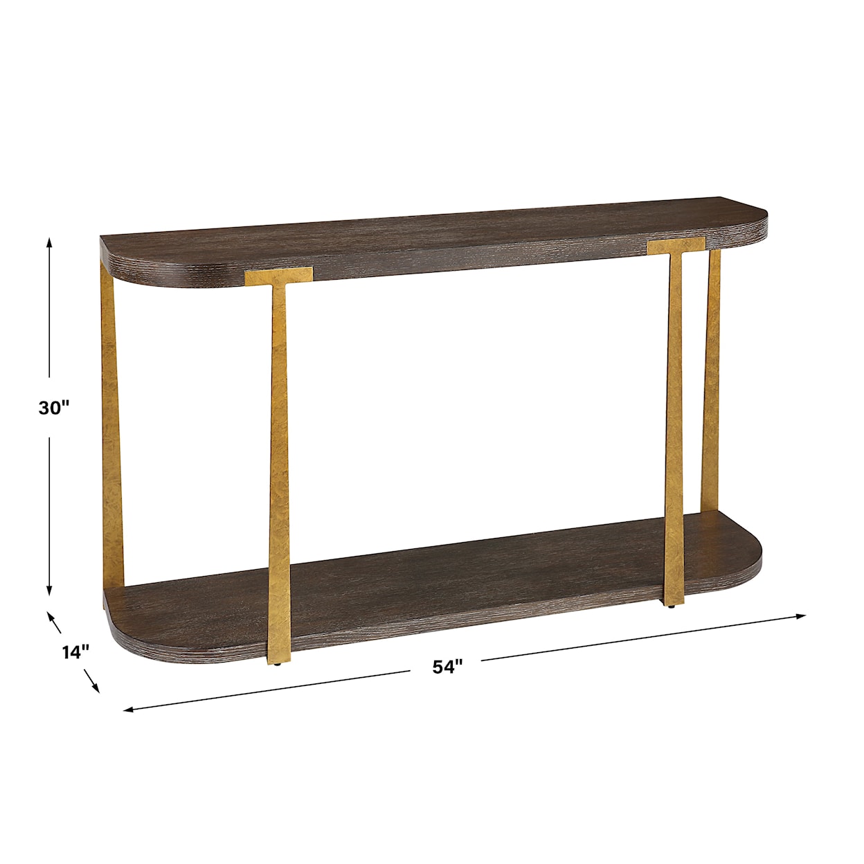 Uttermost Palisade Palisade Wood Console Table