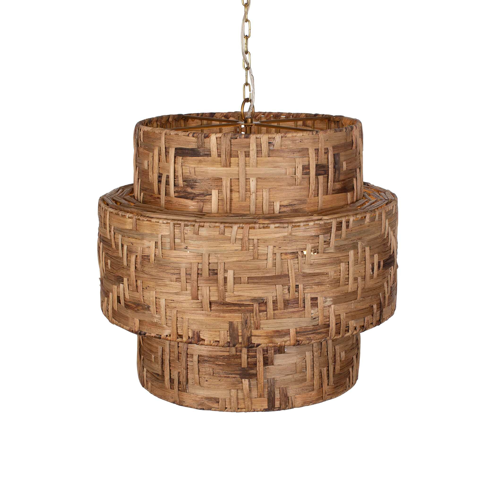 Uttermost Water Hyacinth Water Hyacinth 4 Light Woven Pendant