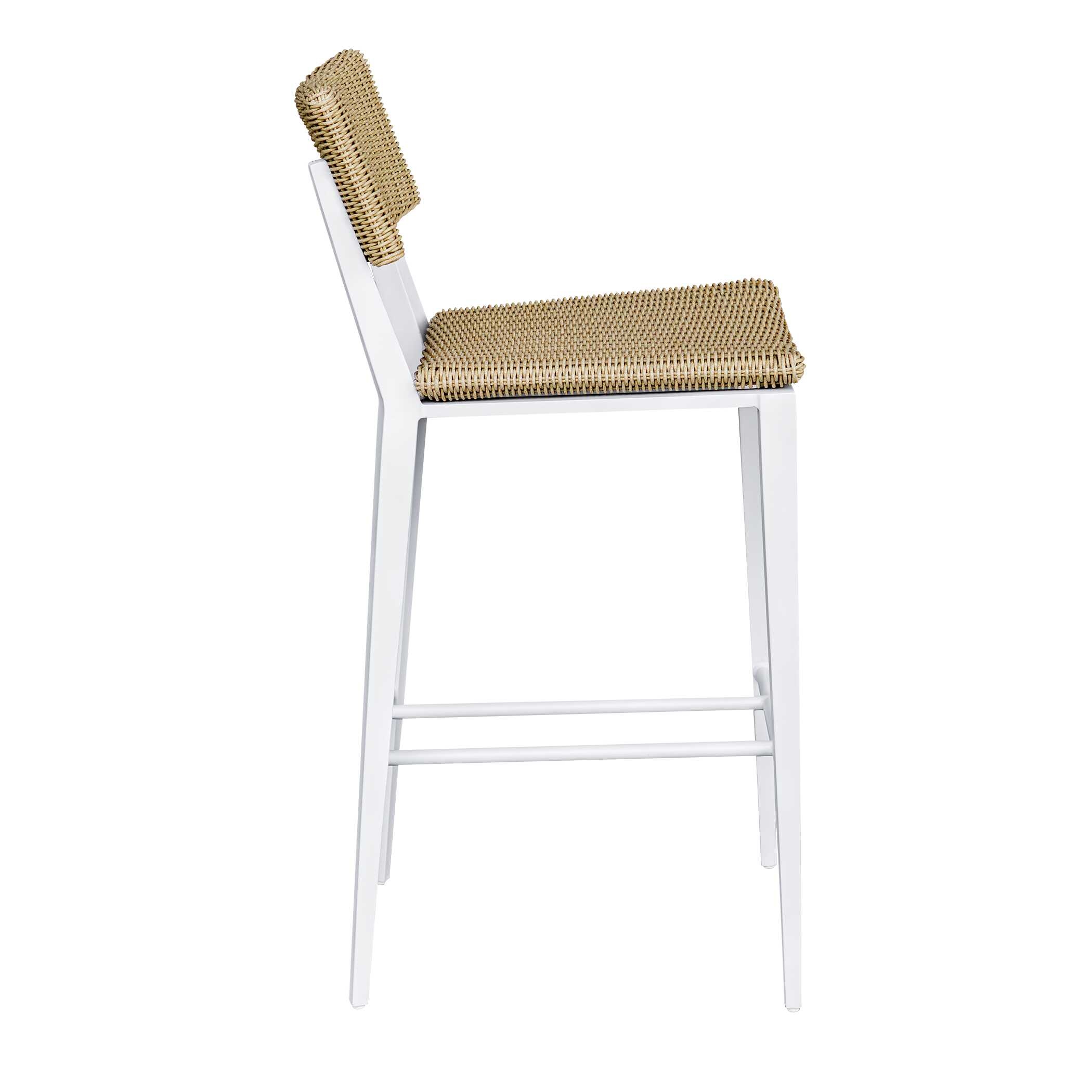 Uttermost Calbas Calbas White Outdoor Bar Stool