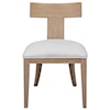 Uttermost Accent Furniture - Accent Chairs Idris Armless Chair Natural