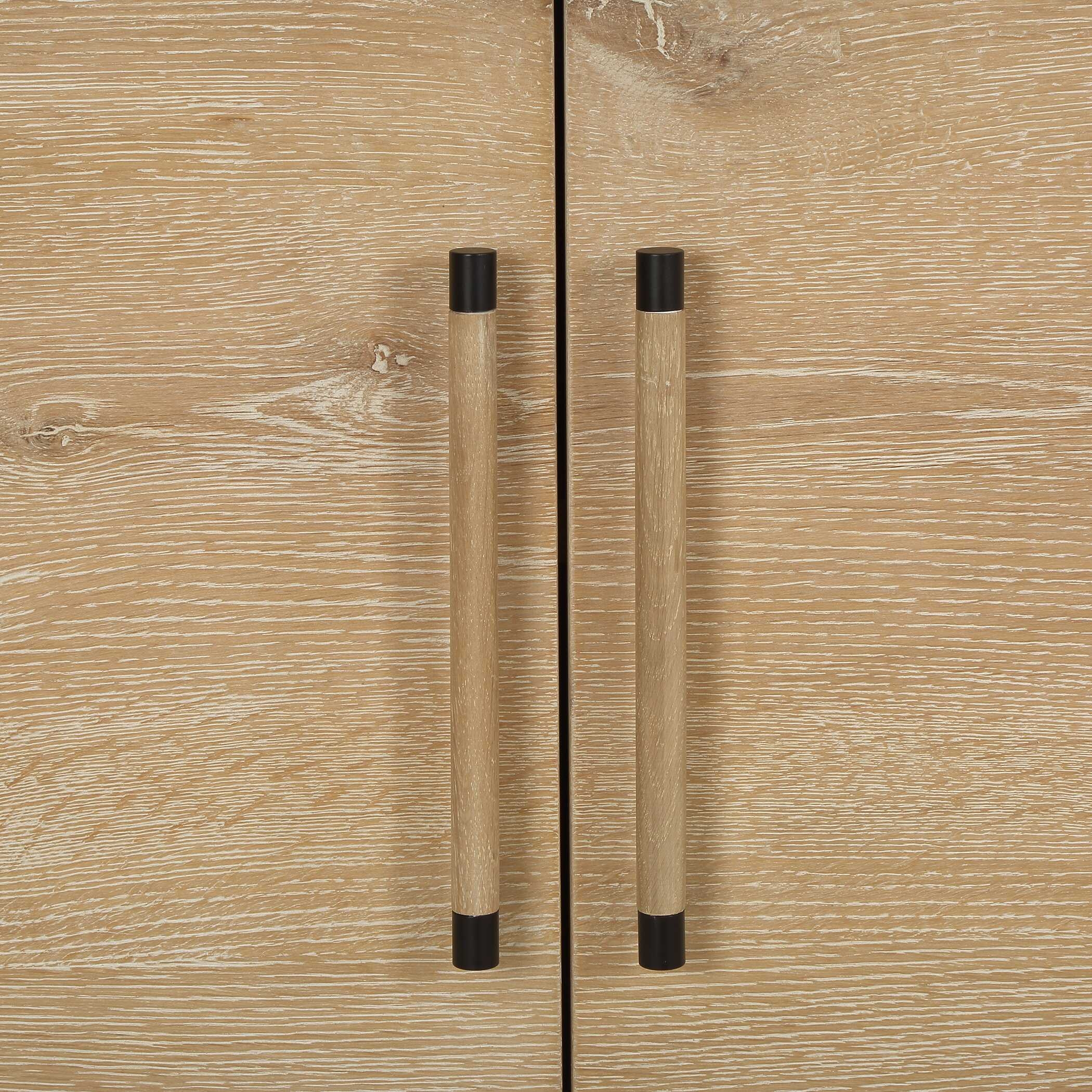 Uttermost Evanston Evanston 4 Door Natural Oak Cabinet