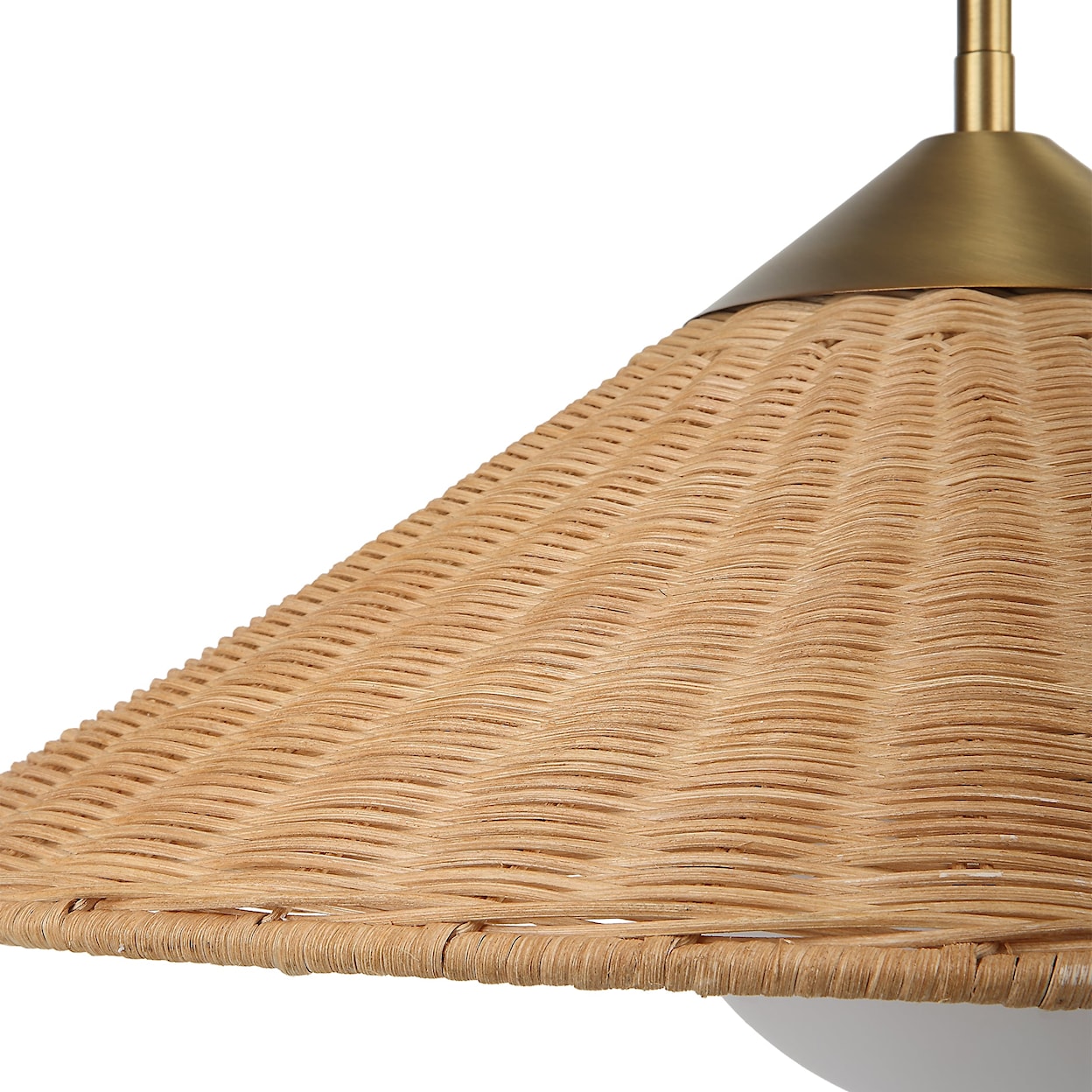 Uttermost Phuvinh Phuvinh 1 Light Rattan Shade Pendant