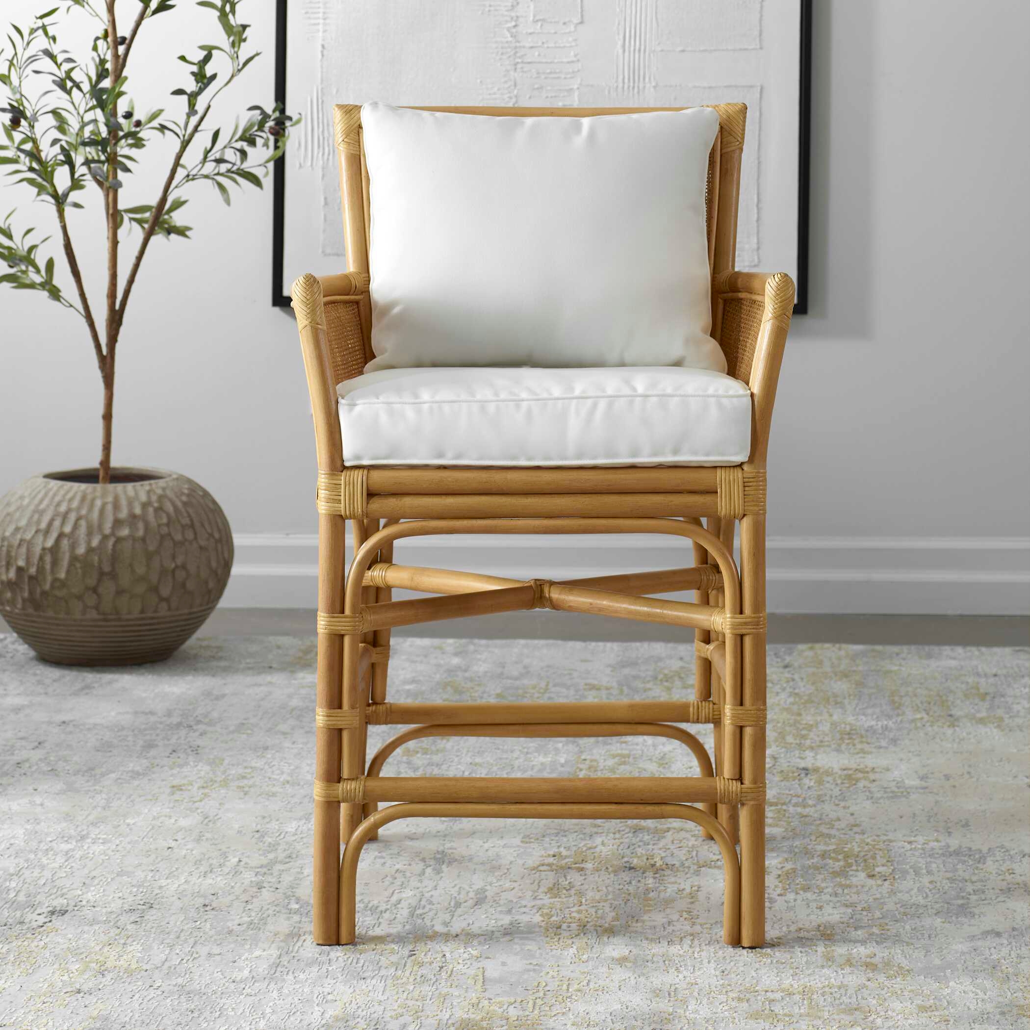 Pacific Rattan Counter Stool