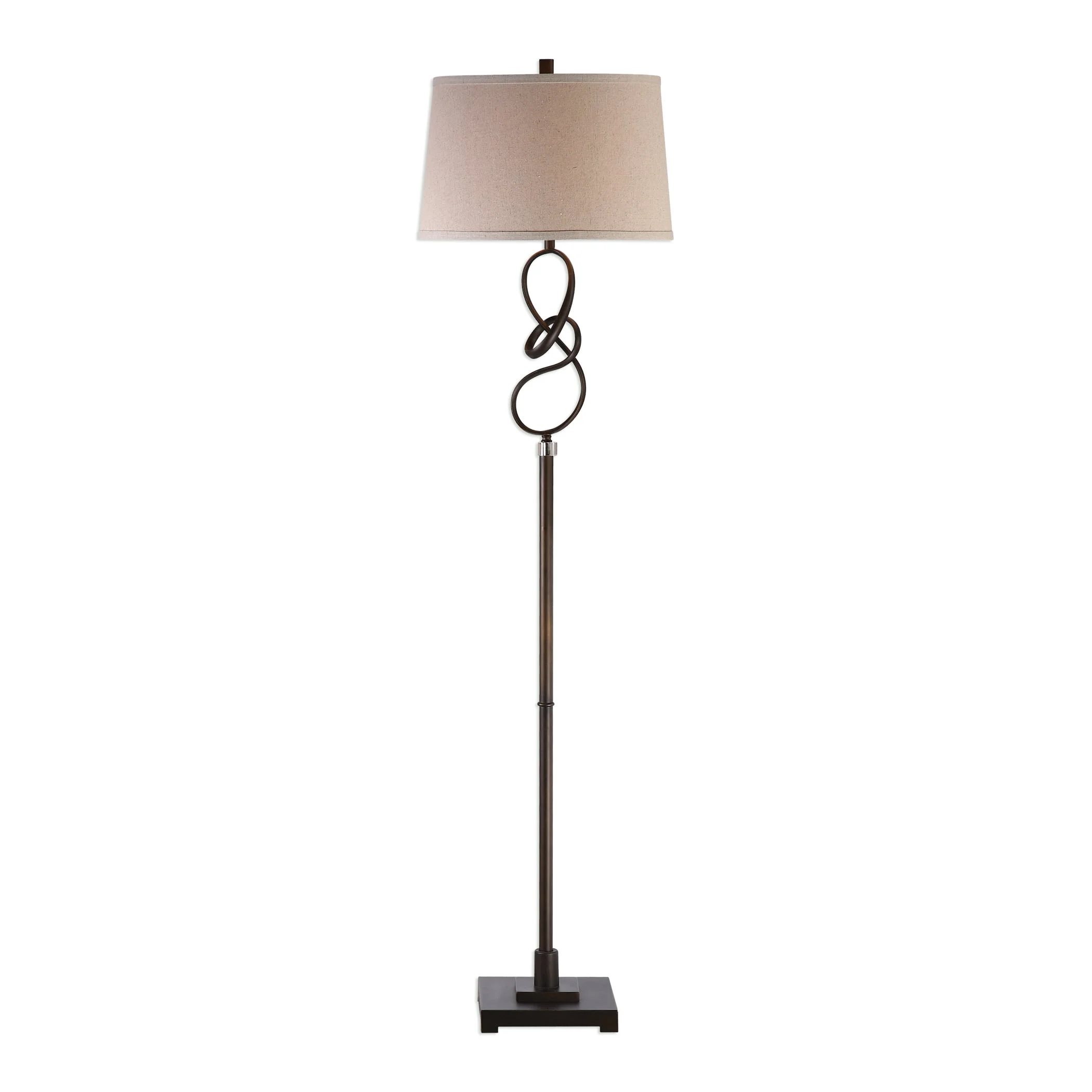 Uttermost Floor Lamps Tenley Twisted Bronze Floor Lamp Walker's