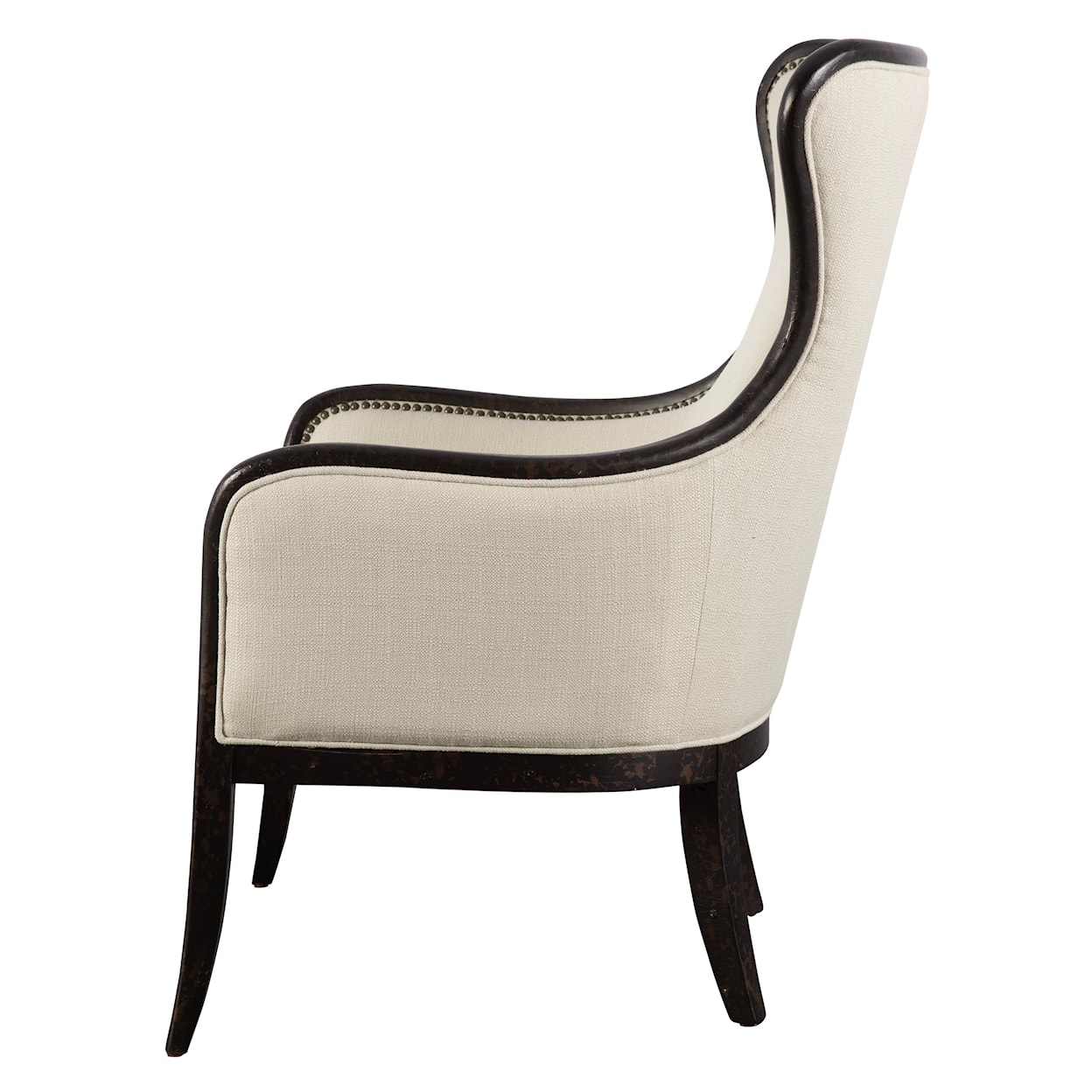 Uttermost Accent Furniture - Accent Chairs Sandy Wing Chair