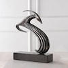 Uttermost Take The Lead Ram Sculpture with Black Marble Base