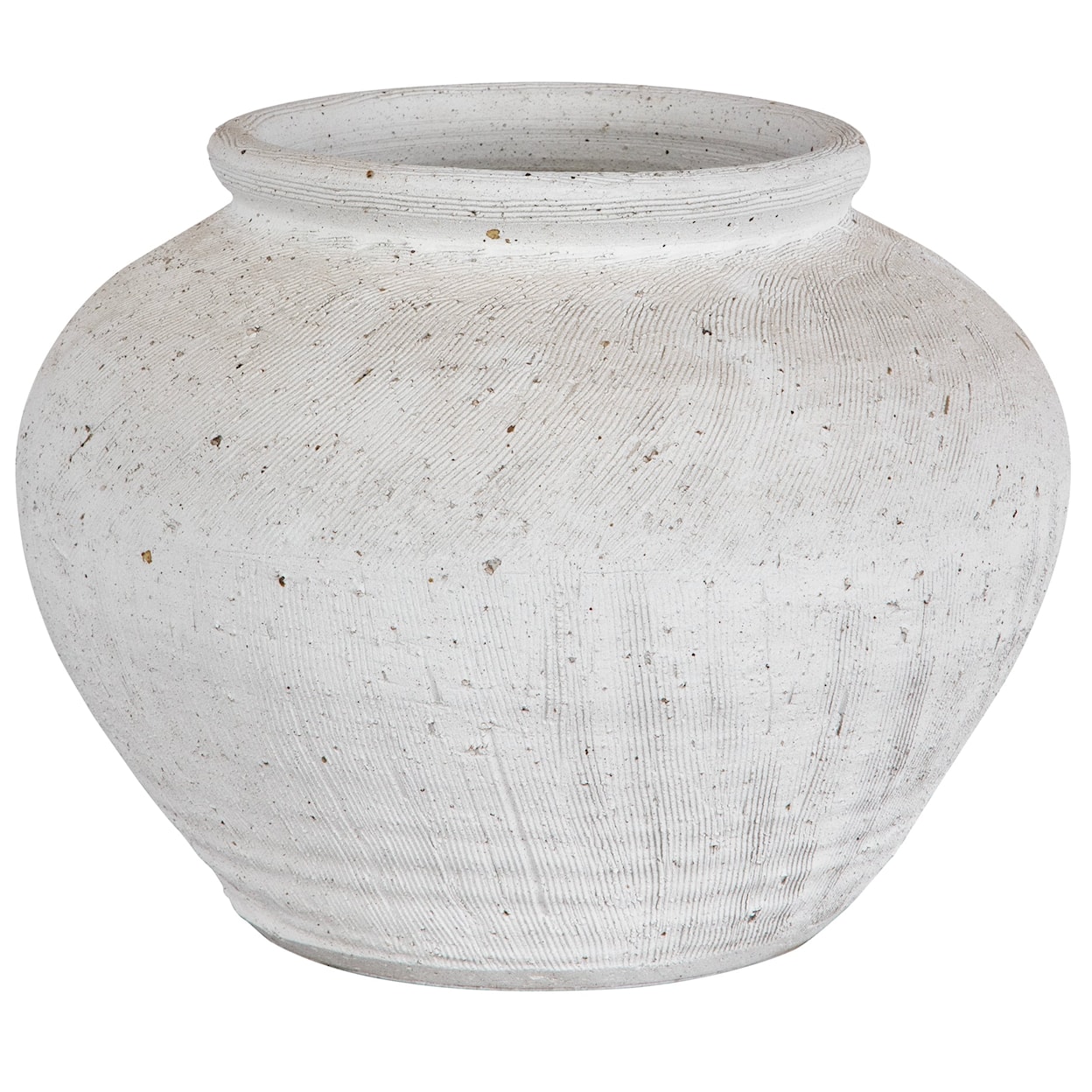 Uttermost Floreana Floreana Round White Vase