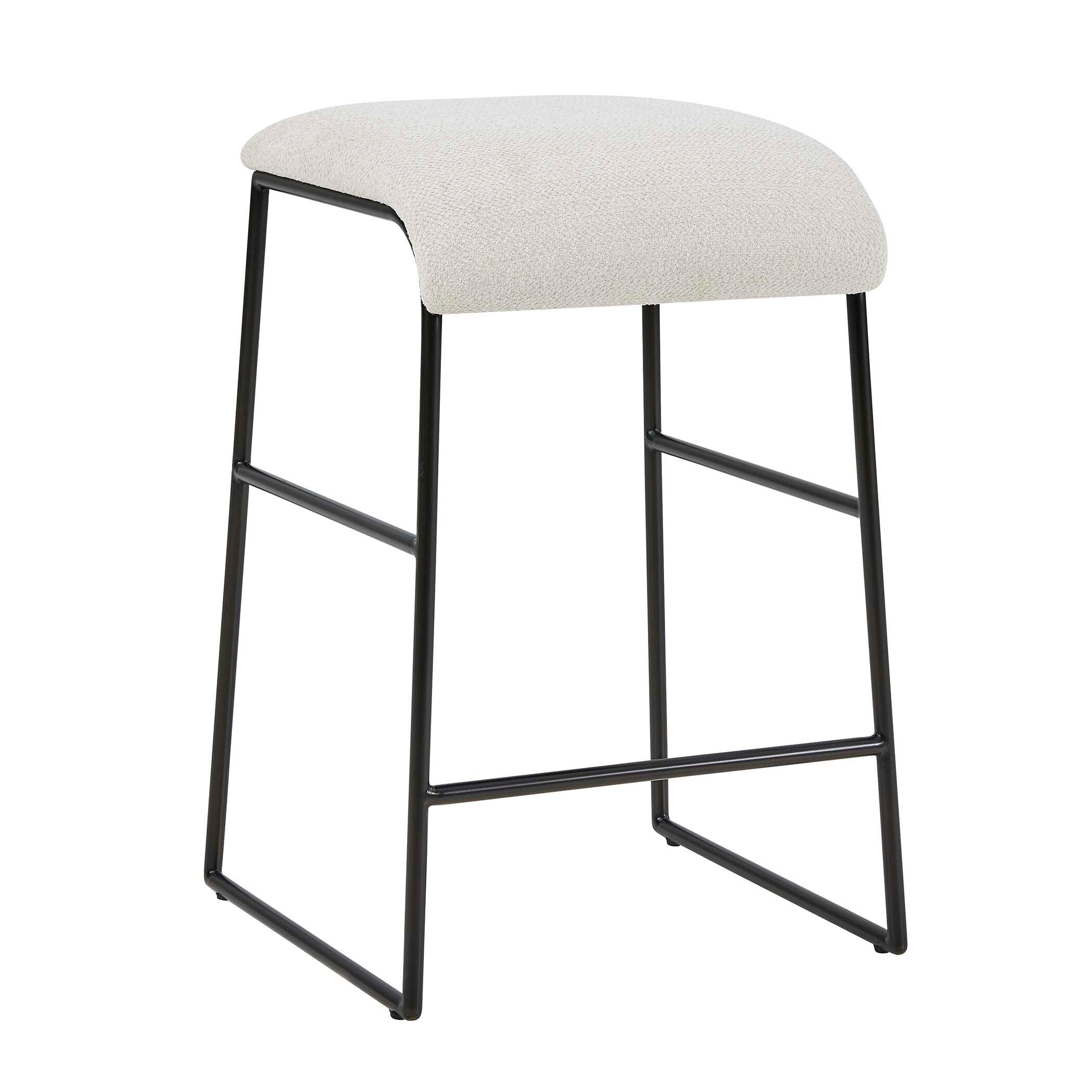Uttermost Arcane Arcane Ecru Counter Stool
