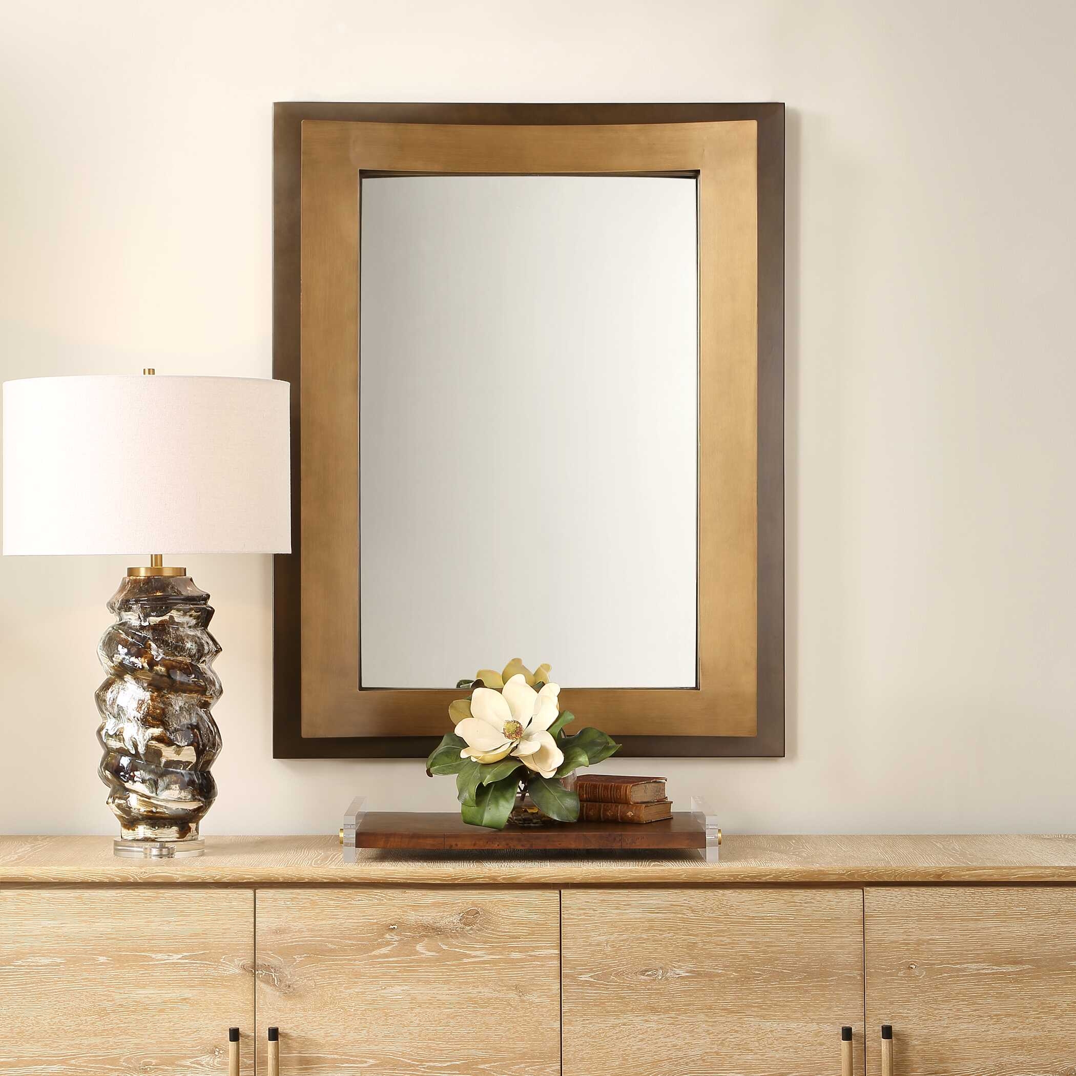 Uttermost Around The Bend Around The Bend Golden Bronze Mirror