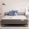 Simmons PeacefulSleep Hybrid White Firm Hybrid Firm Mattress Cal King