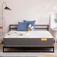 White 11" Hybrid Firm Mattress -Queen