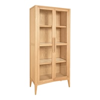 Rustic 2-Door Cabinet with Adjustable Shelves