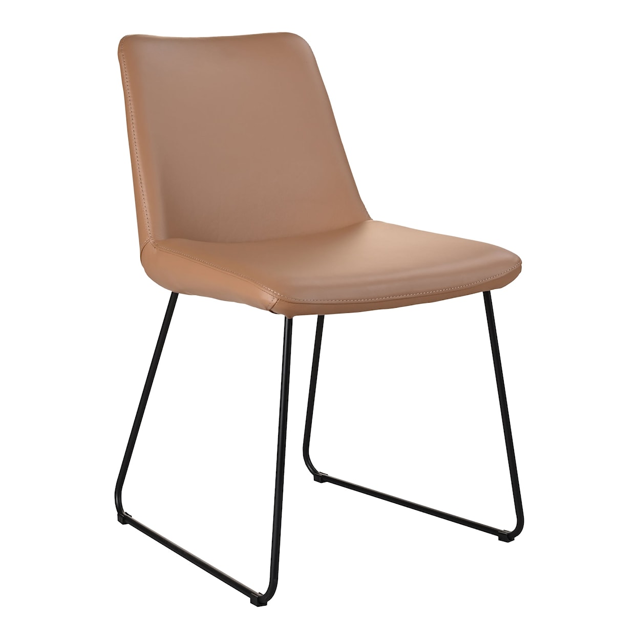 Moe's Home Collection Villa Leather Dining Chair