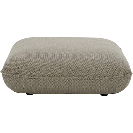 Speckled Pumice Ottoman 