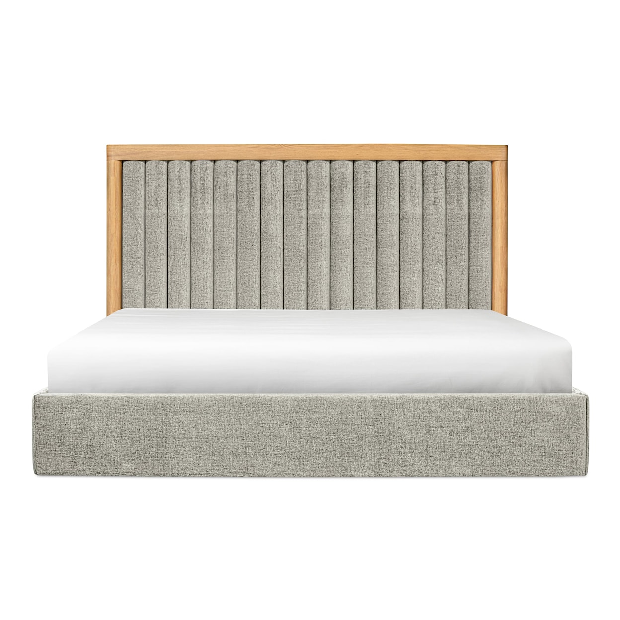 Moe's Home Collection Nina Upholstered King Panel Bed