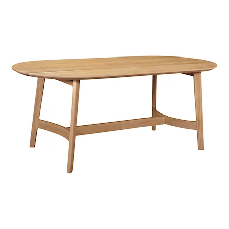 Contemporary Oval Dining Table