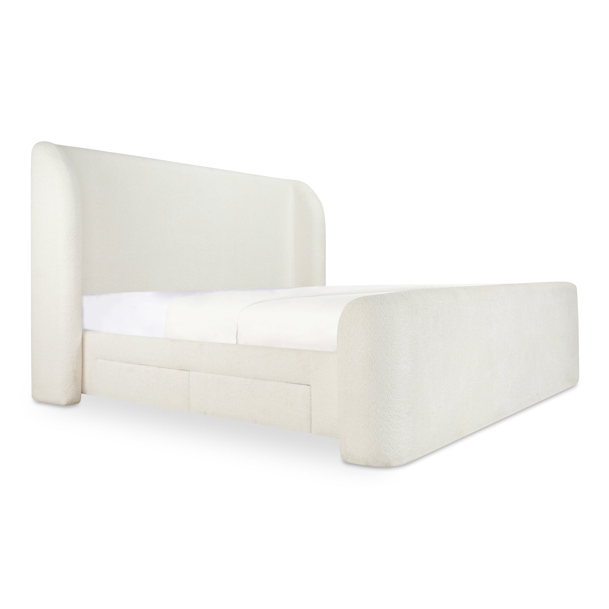 Moe's Home Collection Sophia Queen Upholstered Bed